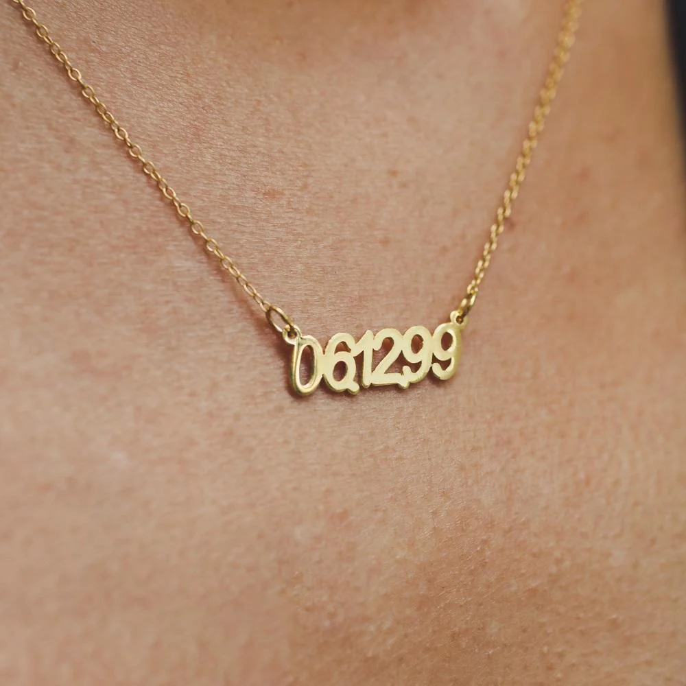 Special Memory Date Necklace - Image 7