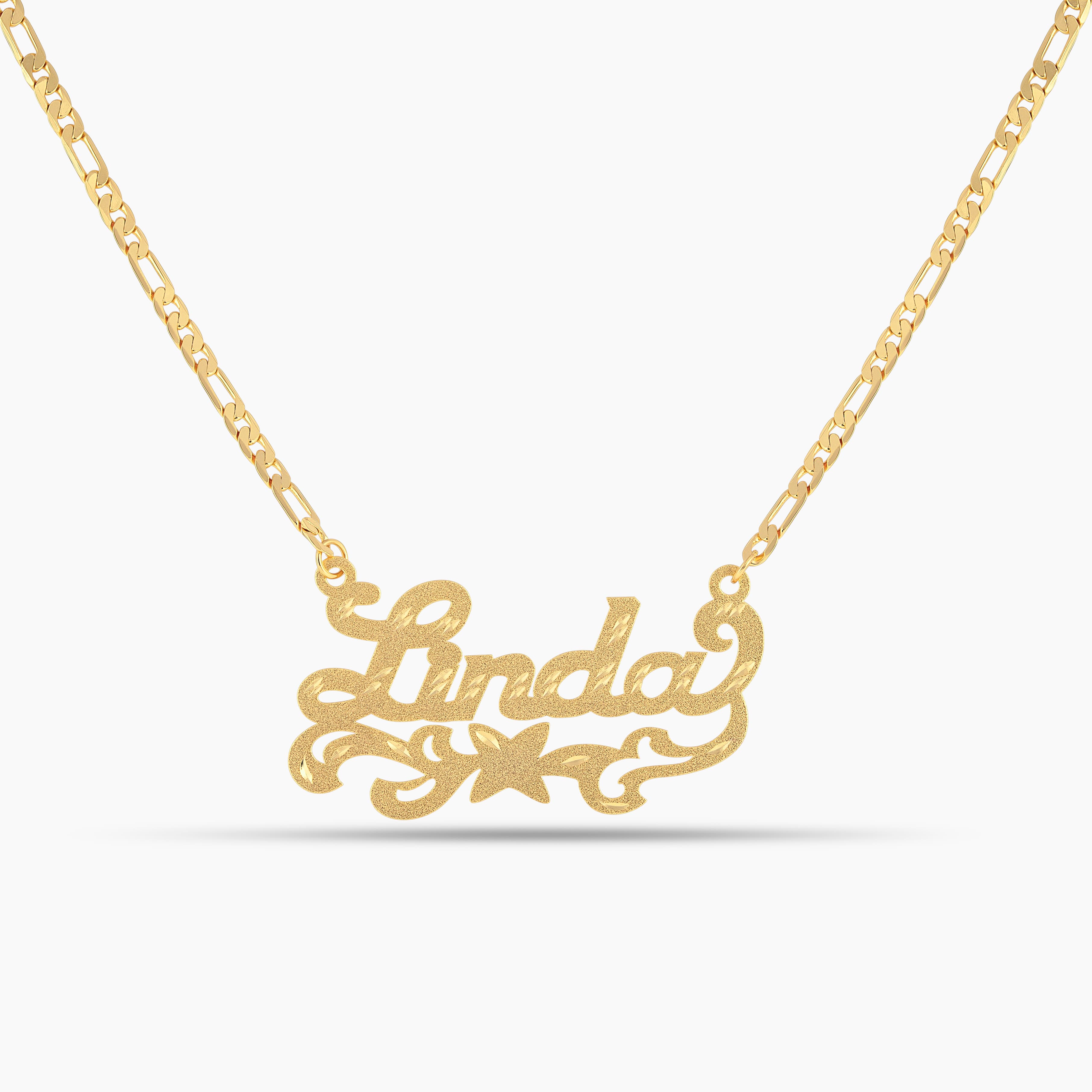 Diamond Cut Cosmic Name Necklace - Image 4