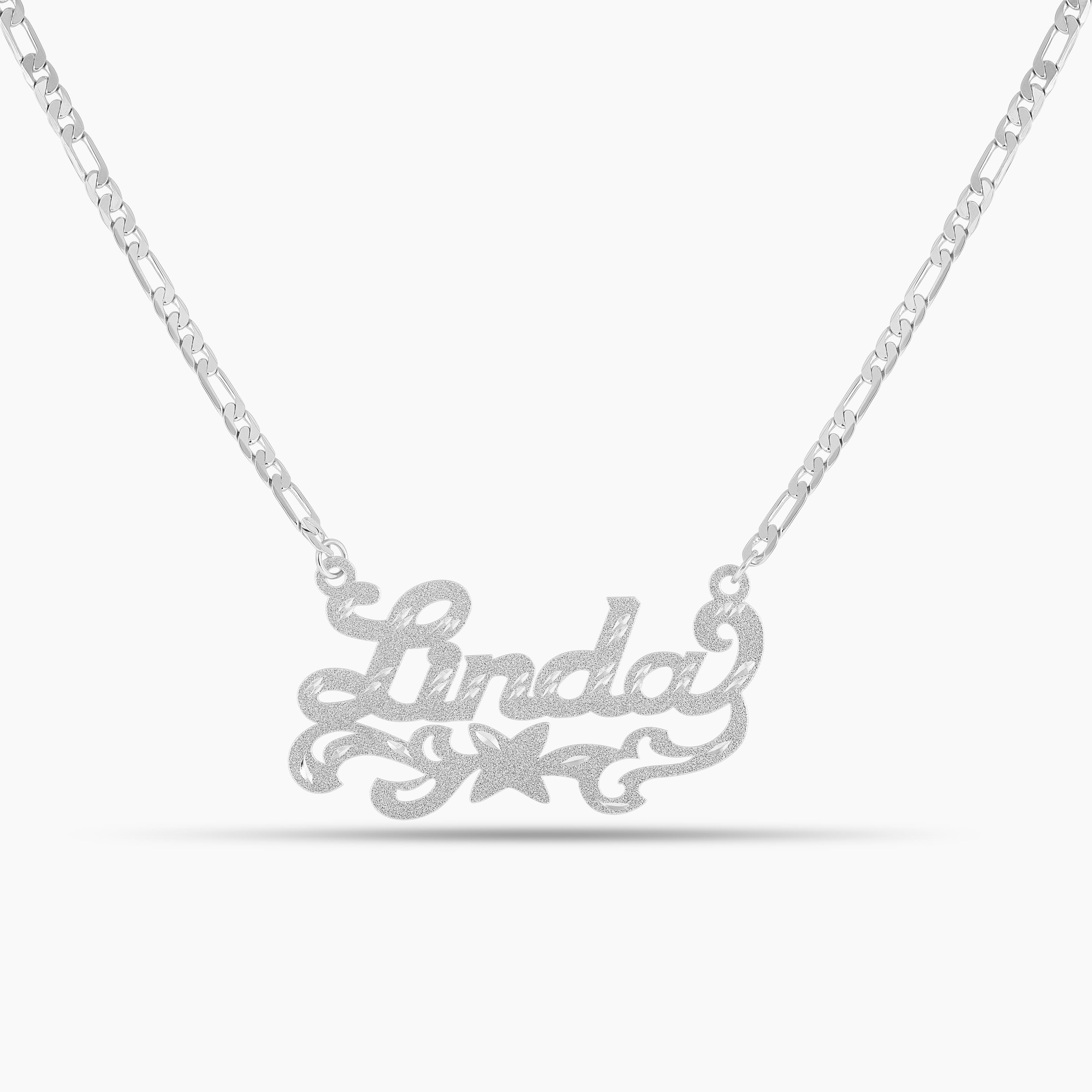 Diamond Cut Cosmic Name Necklace - Image 5