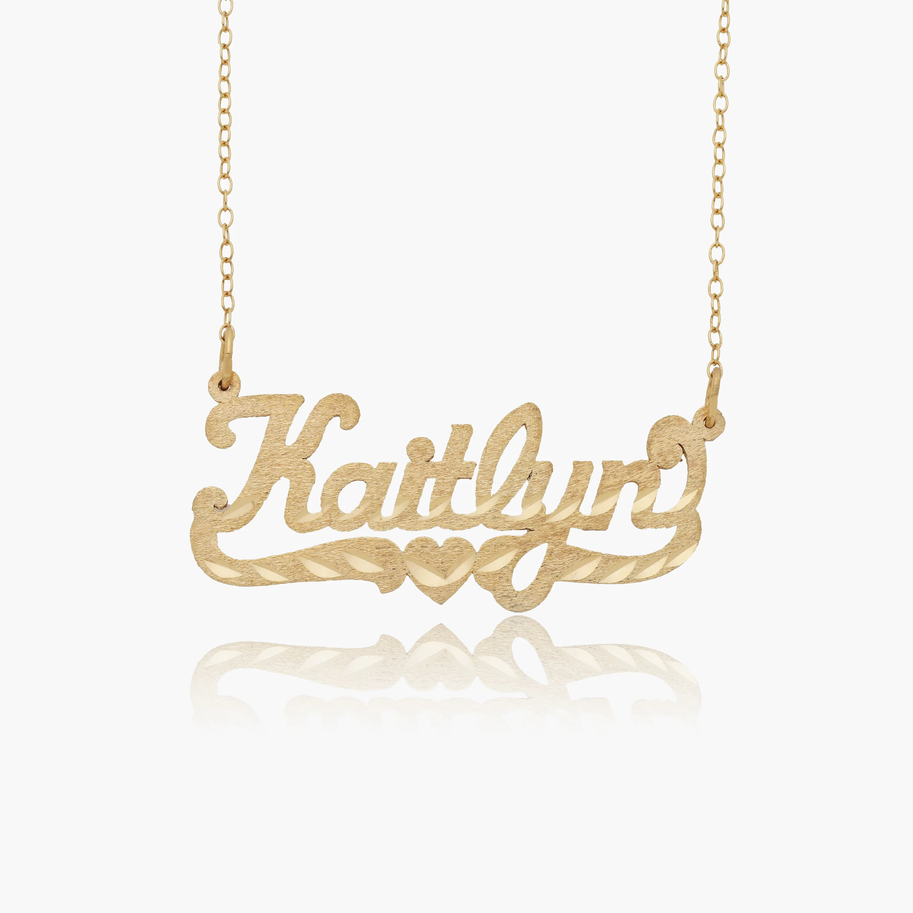 Diamond Cut Name Necklace - Image 10