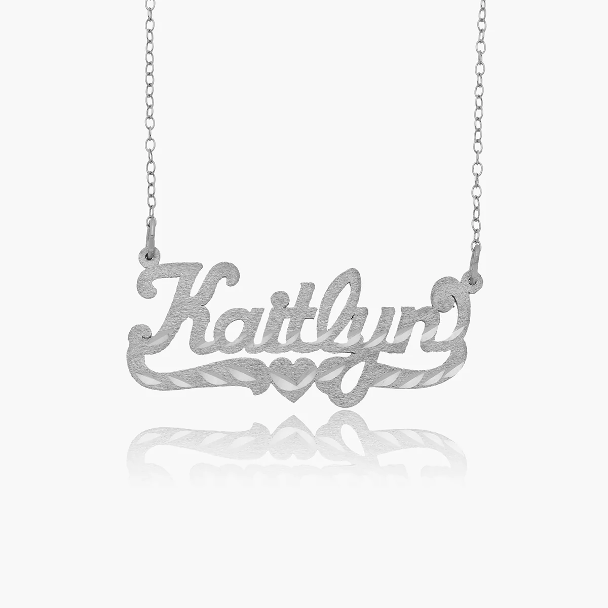 Diamond Cut Name Necklace - Image 11