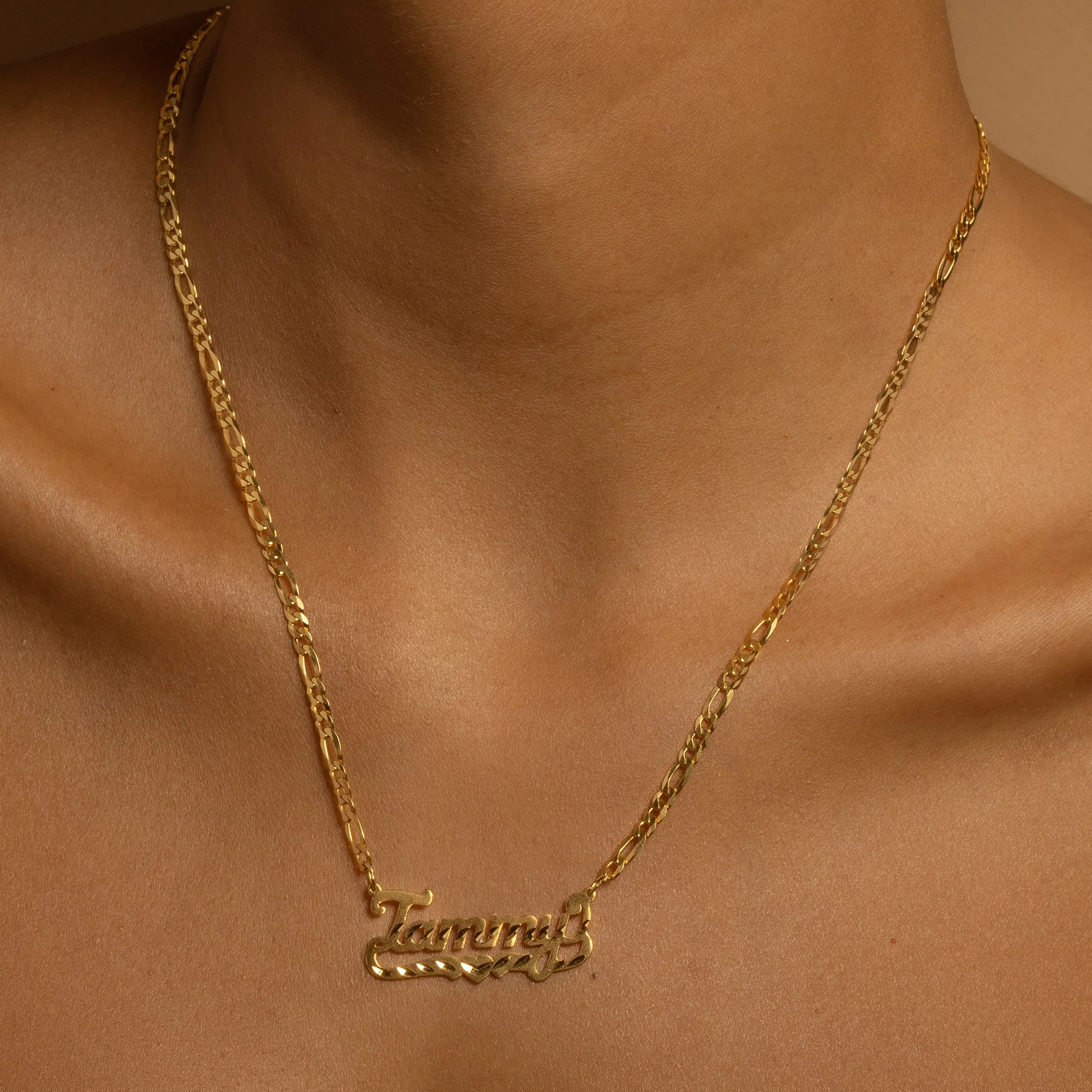 Diamond Cut Name Necklace - Image 3