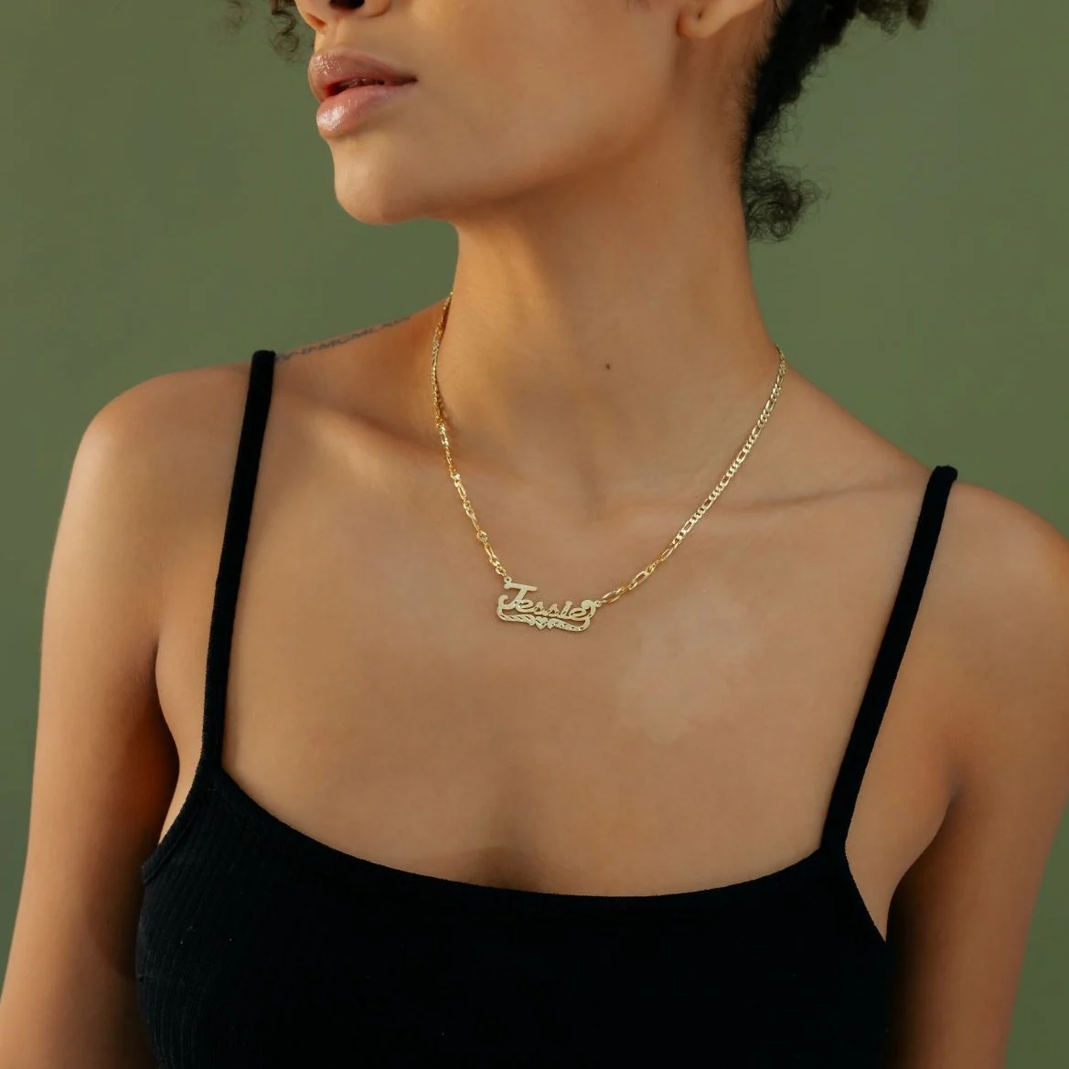 Diamond Cut Name Necklace - Image 7