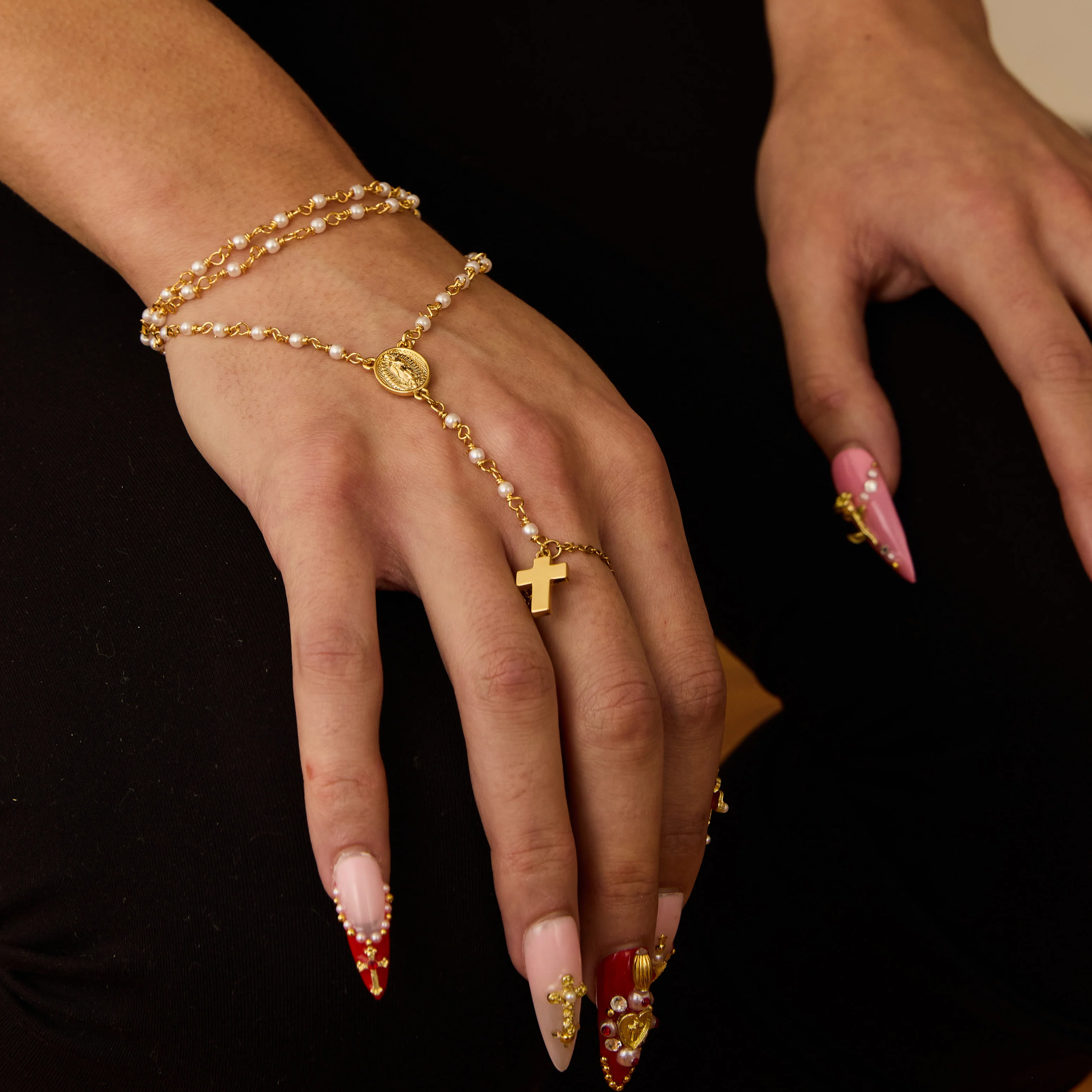 Divine Touch Rosary Hand Chain - Image 4