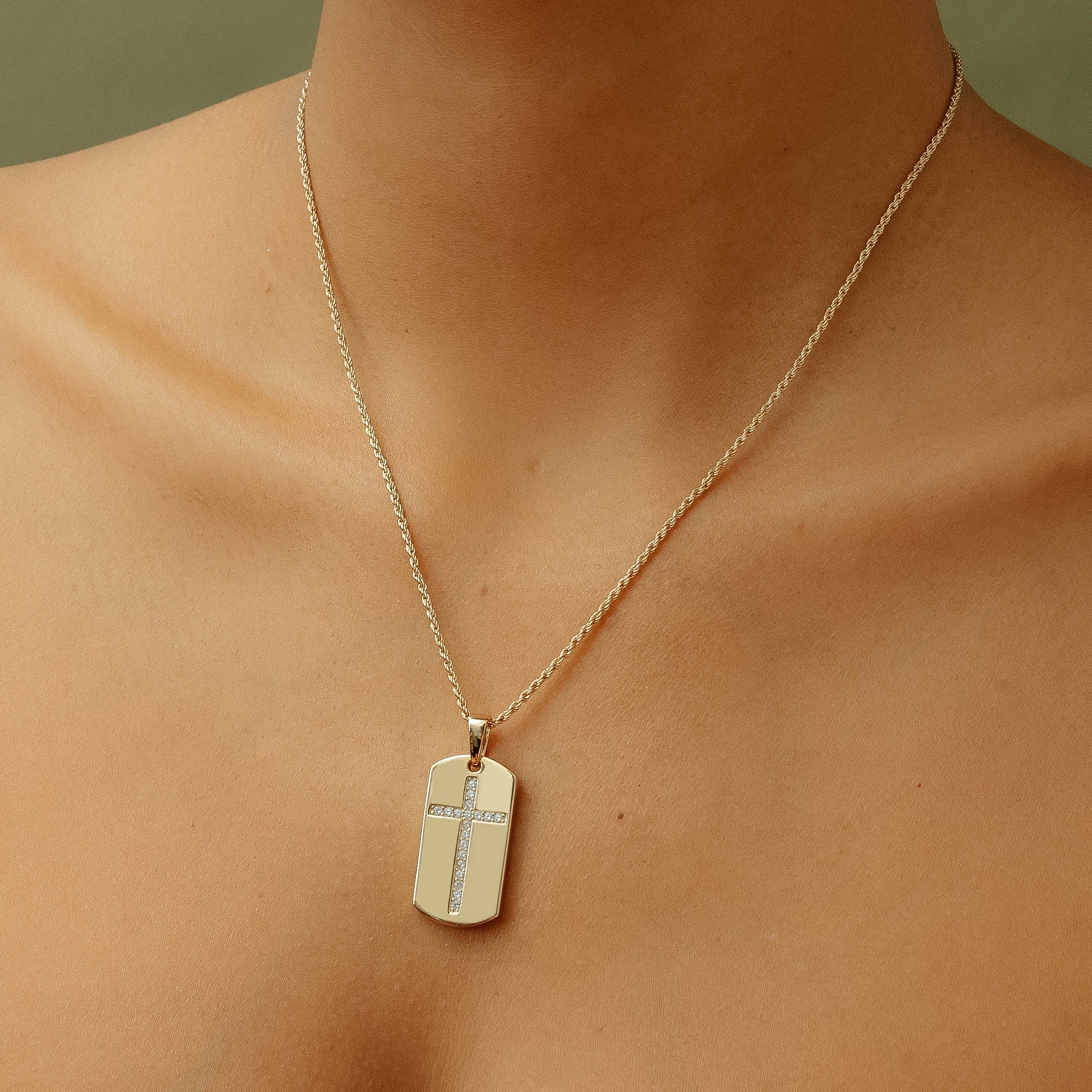 The Dog Tag With Iced Cross - Image 3