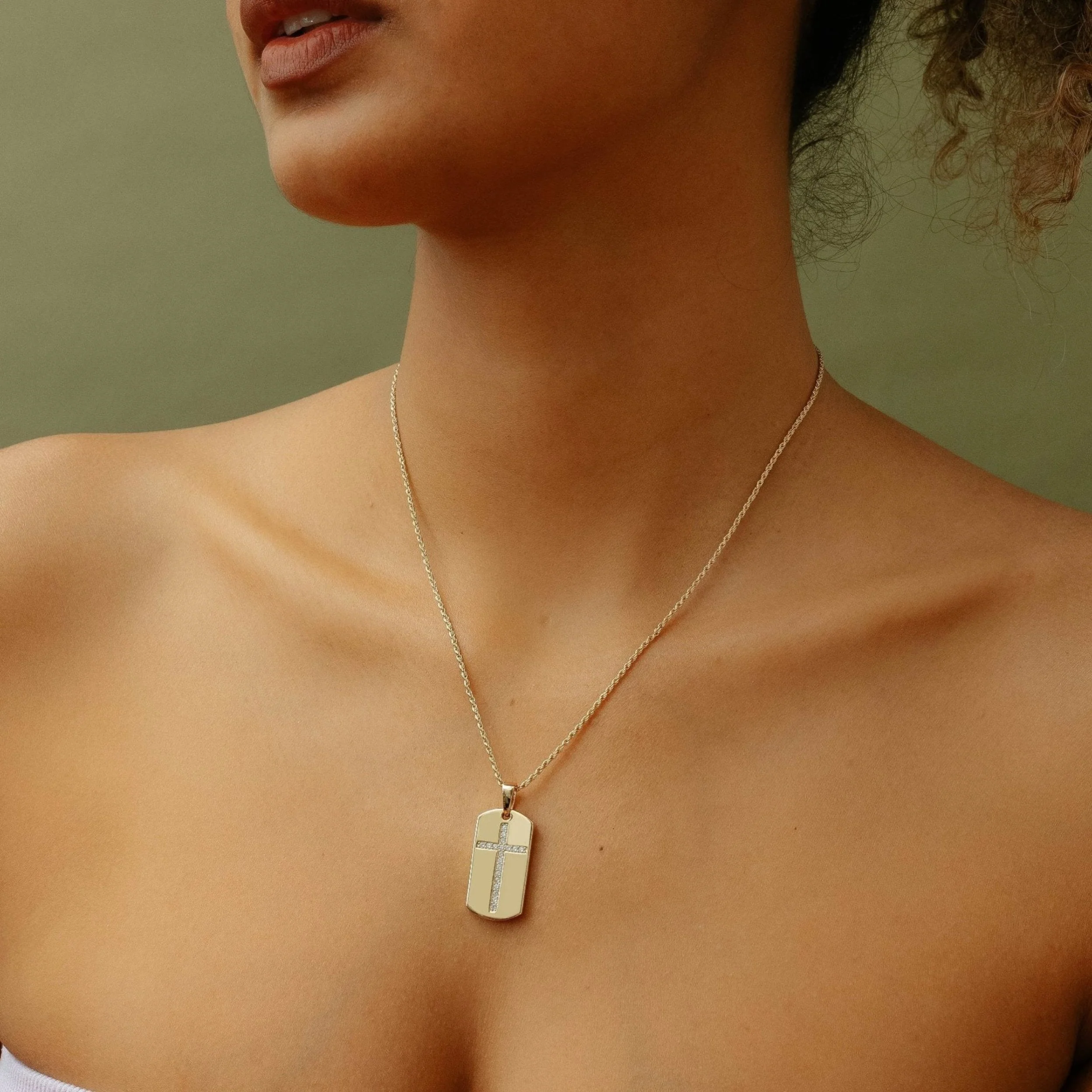 The Dog Tag With Iced Cross - Image 4