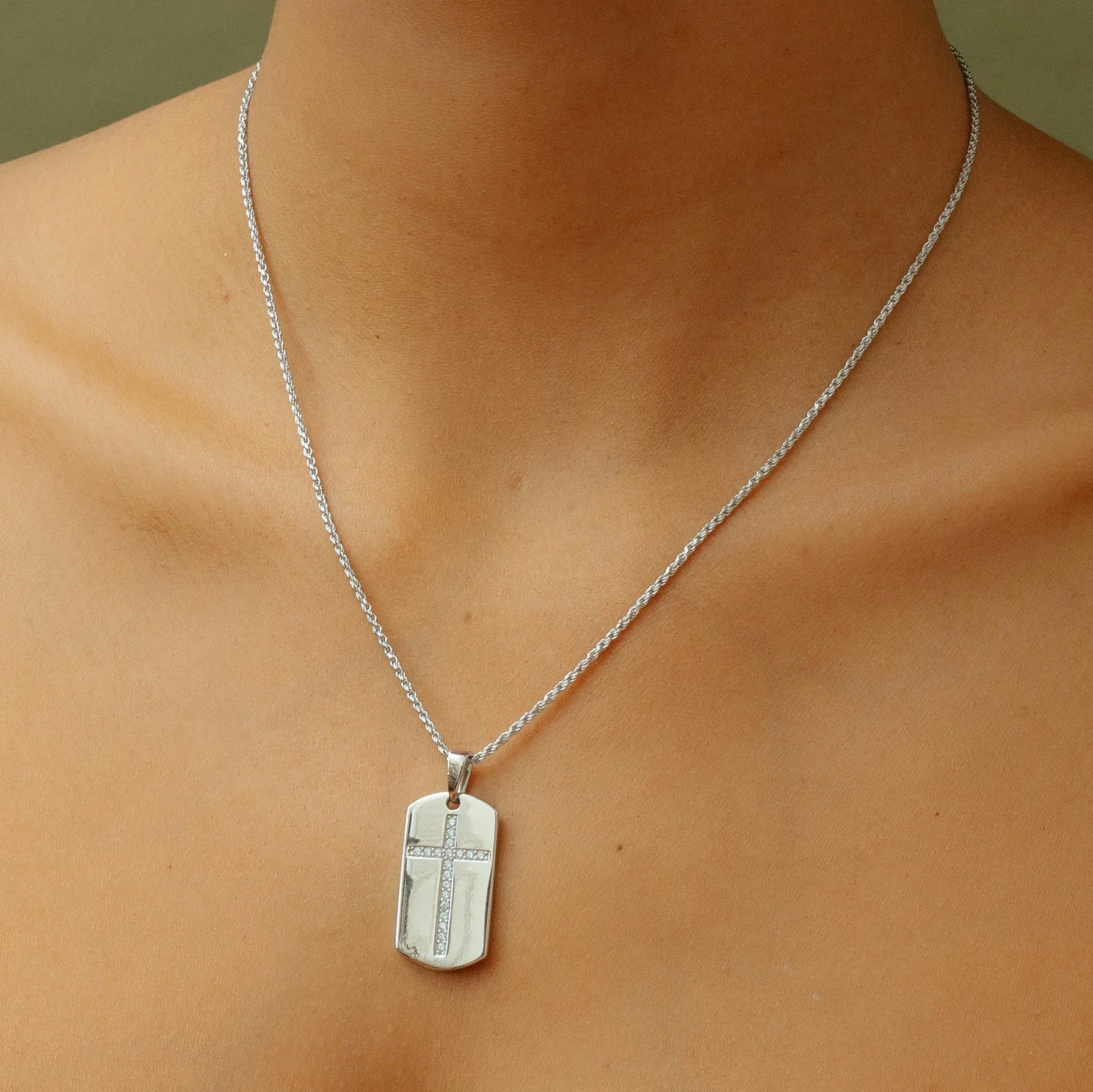 The Dog Tag With Iced Cross - Image 7