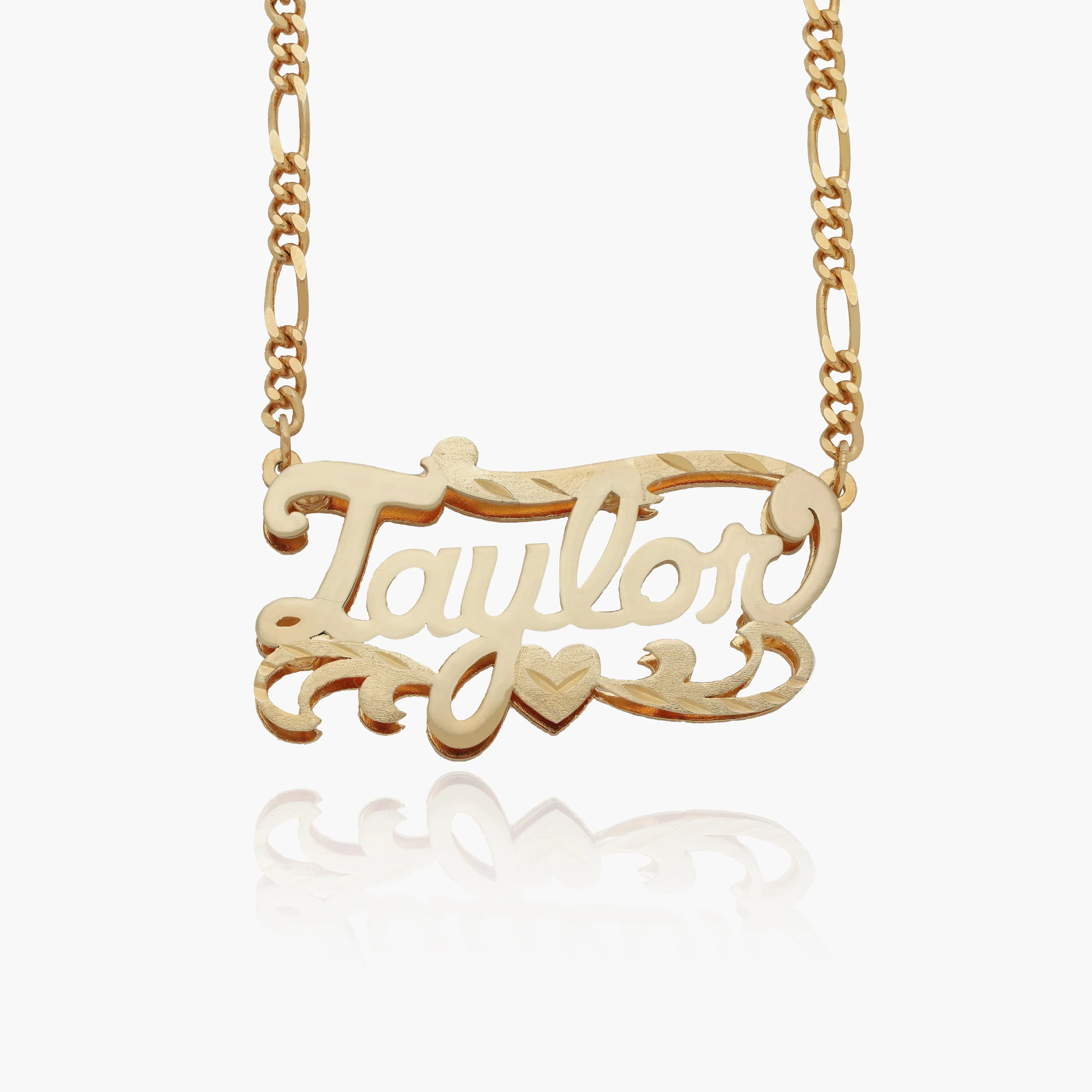 Double Plated Name Necklace - Image 7