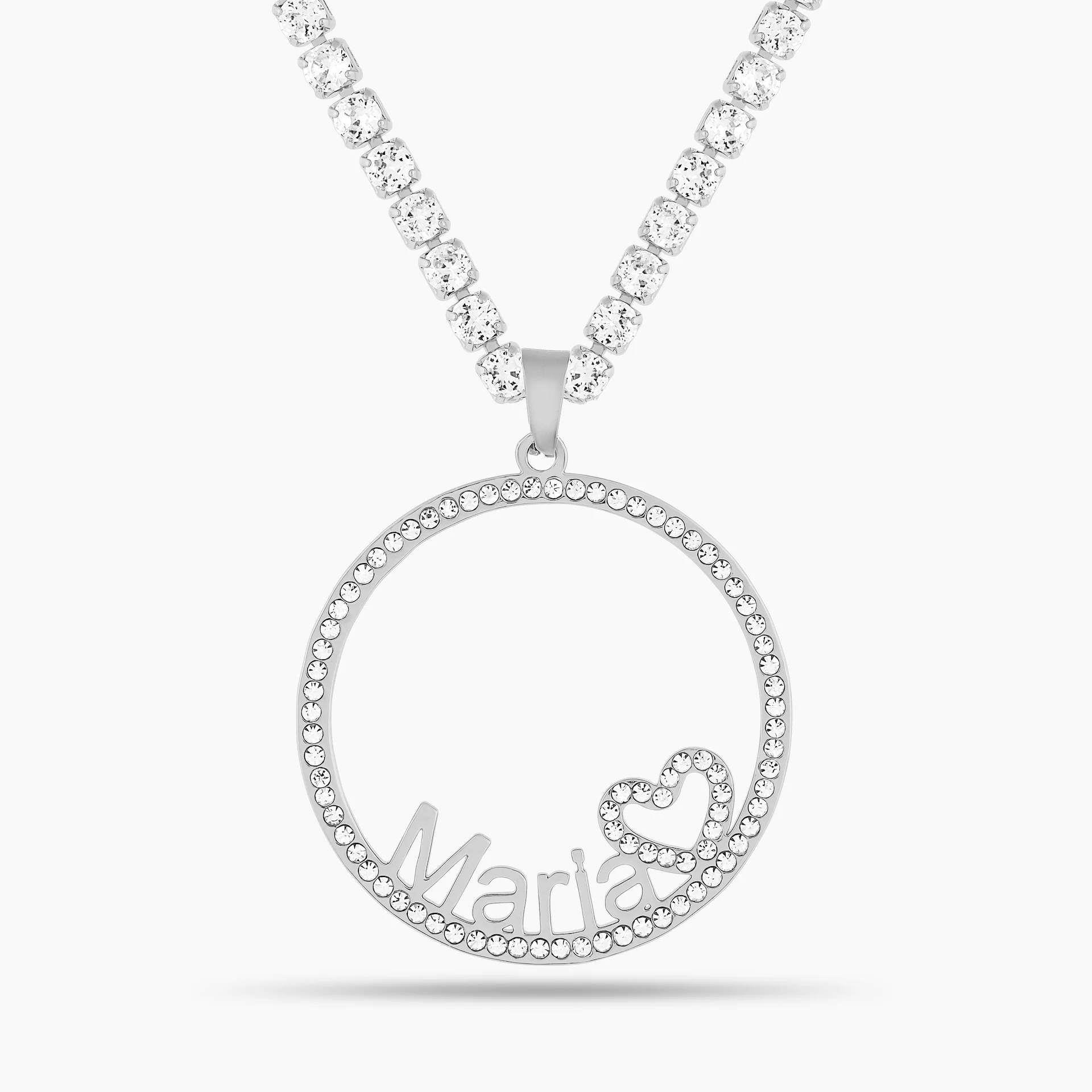 Iced Halo Name Necklace - Image 10