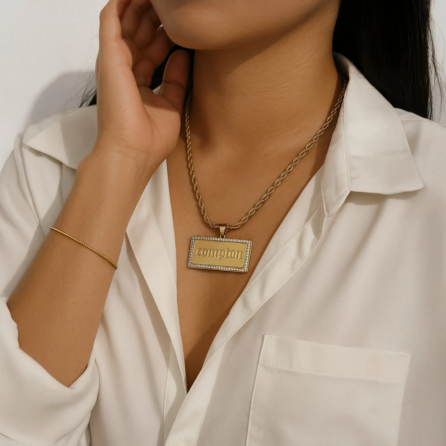 Iced Legacy Name Pendant - Image 7