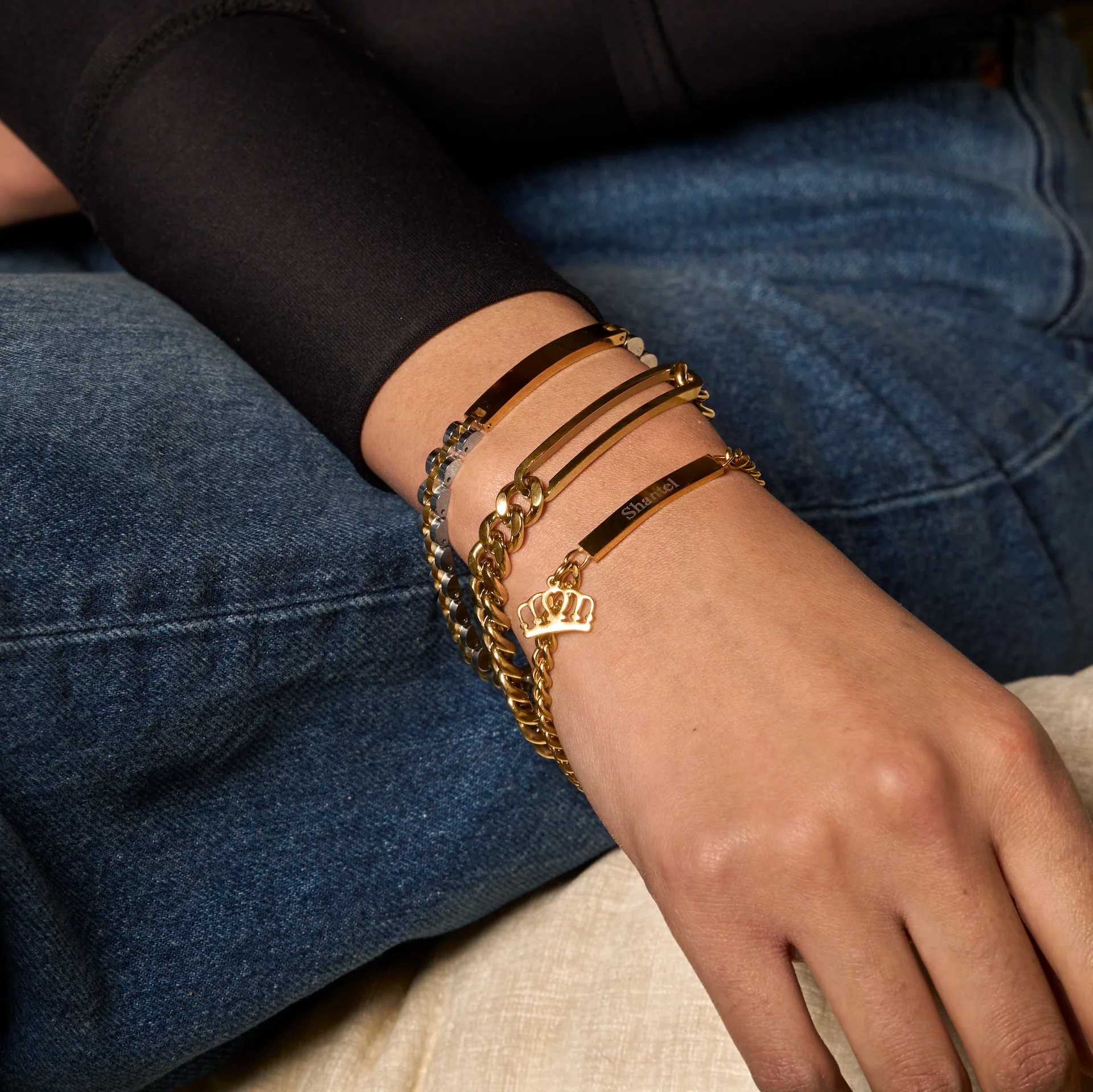 Jubilee Bracelet with Engraved Bar - Image 7