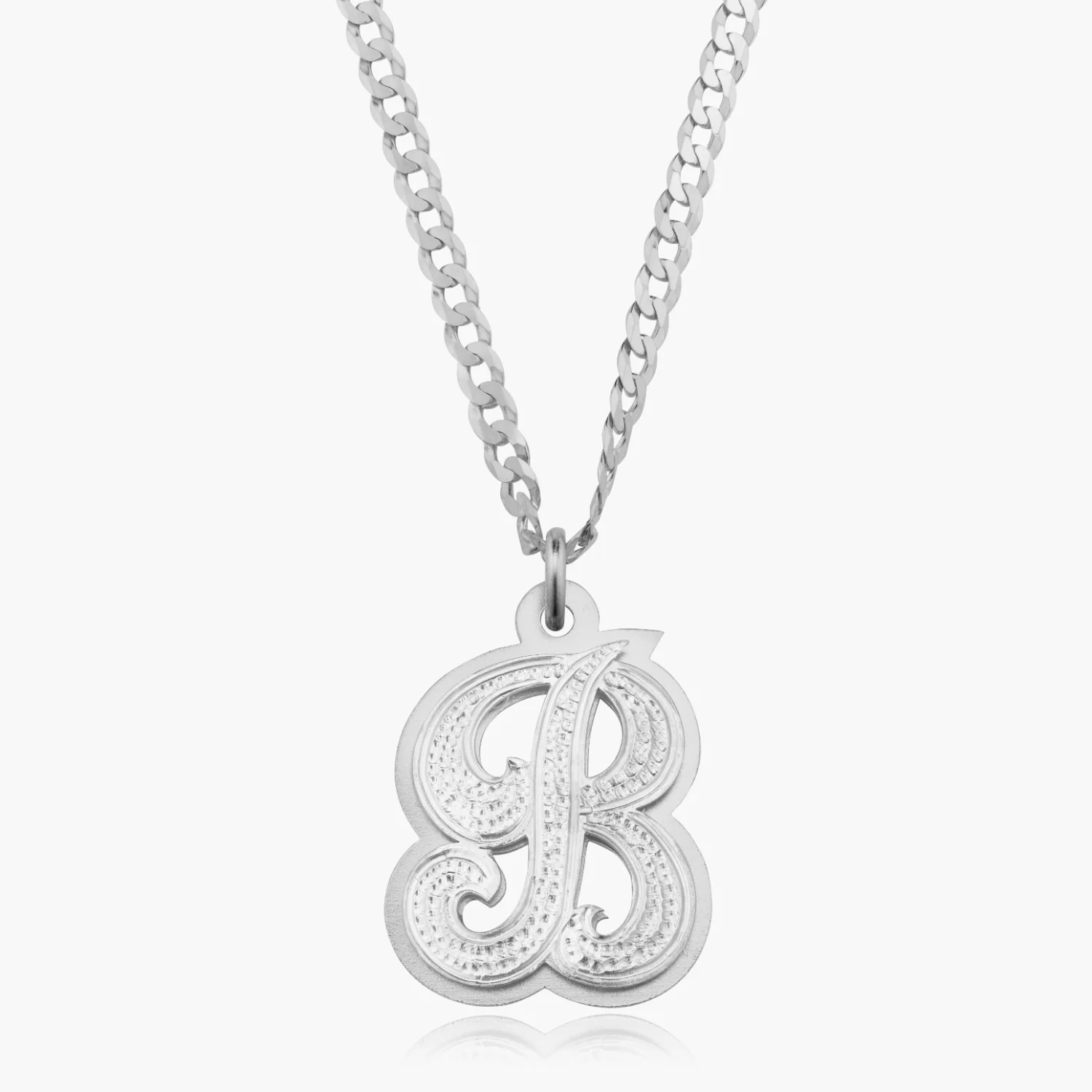 Double Plated Iced Out Initial Necklace - Image 6