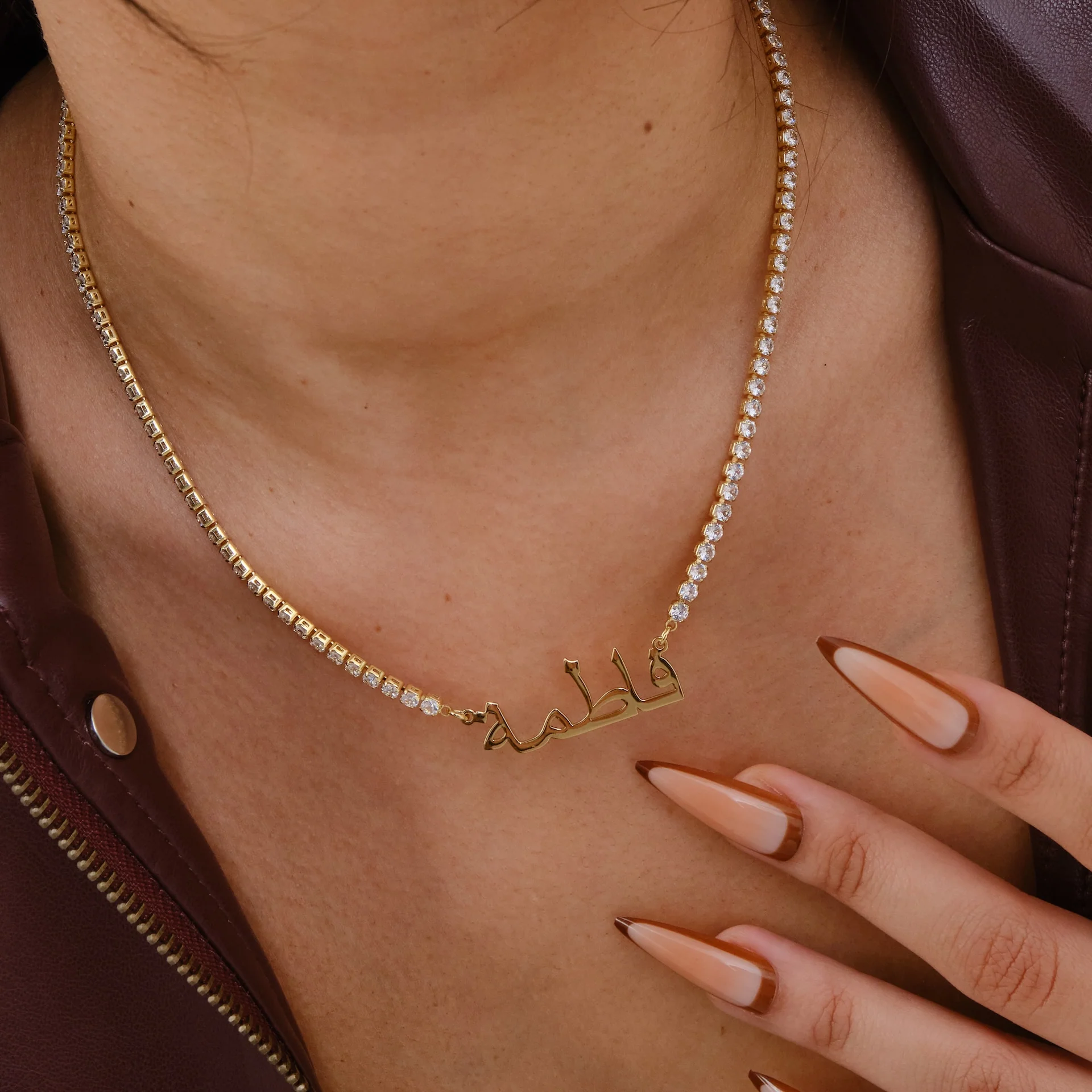 Luxe Arabic Tennis Chain - Image 3