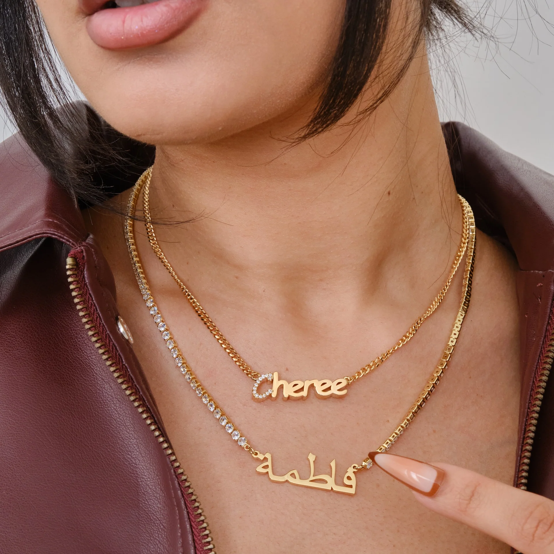 Luxe Arabic Tennis Chain - Image 4