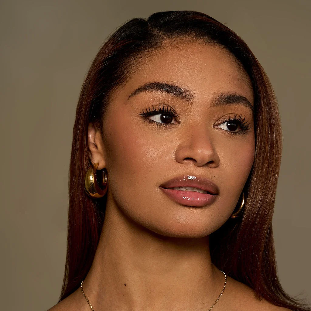 Luxe Dome Hoop Earrings - Image 4