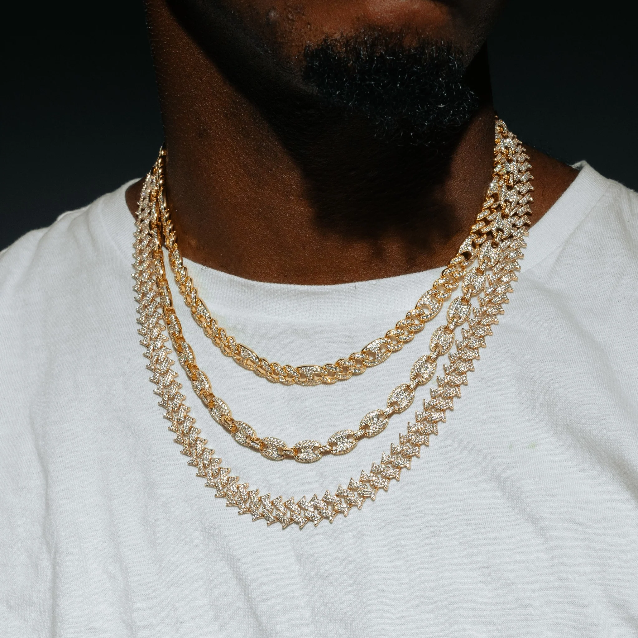 Men's Iced Spiked Cuban Chain - Image 4