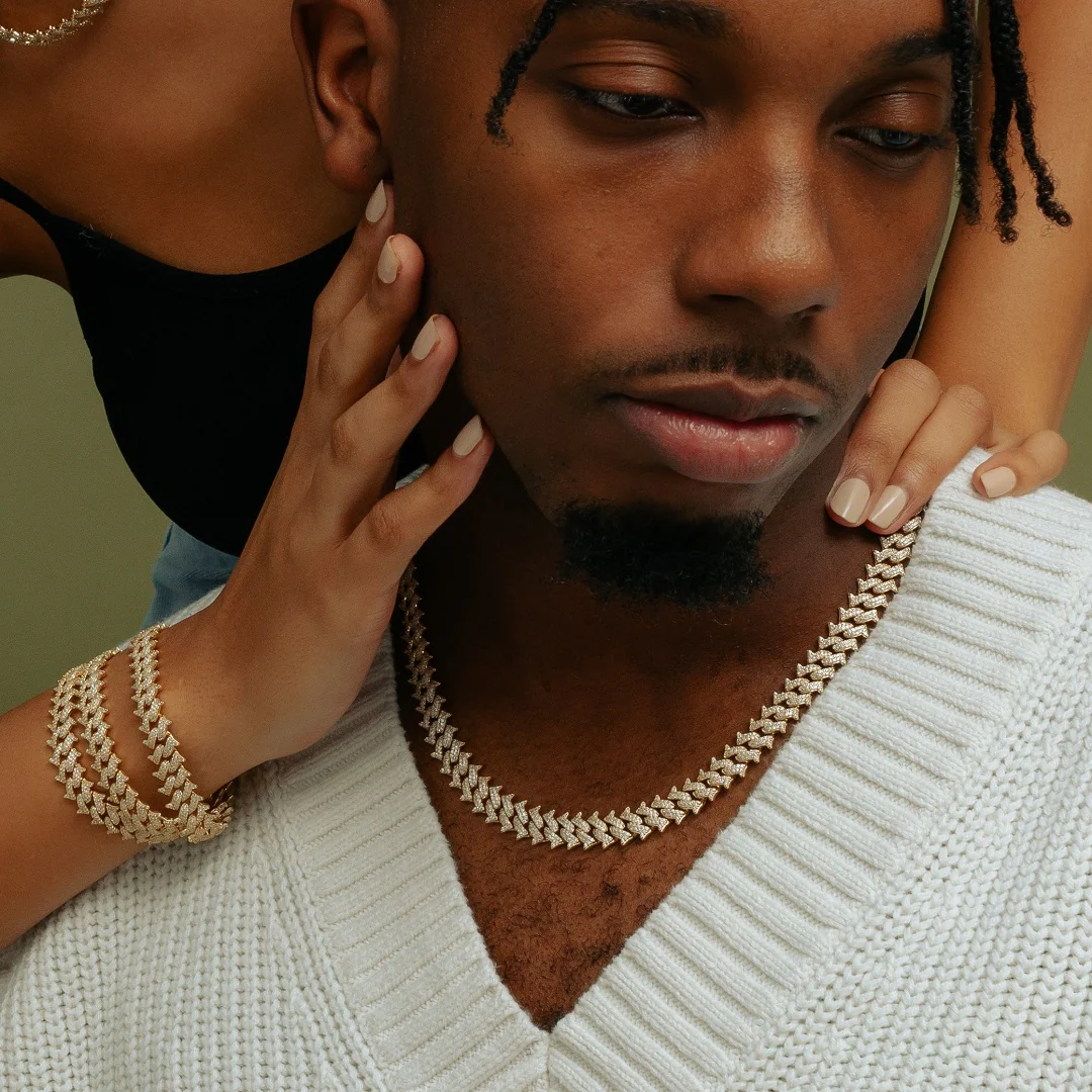Men's Iced Spiked Cuban Chain - Image 7