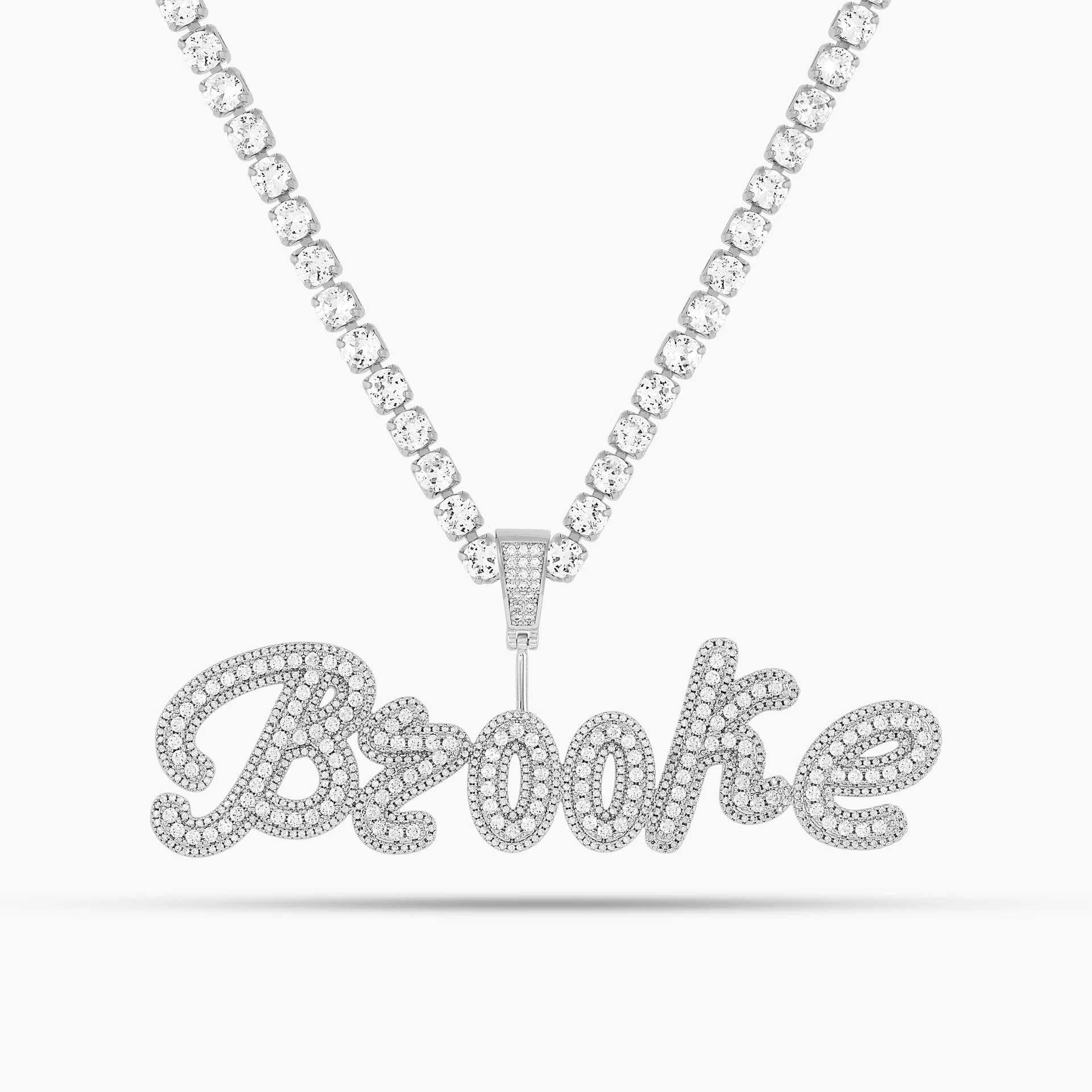 Pavé Pop Name Necklace - Image 10