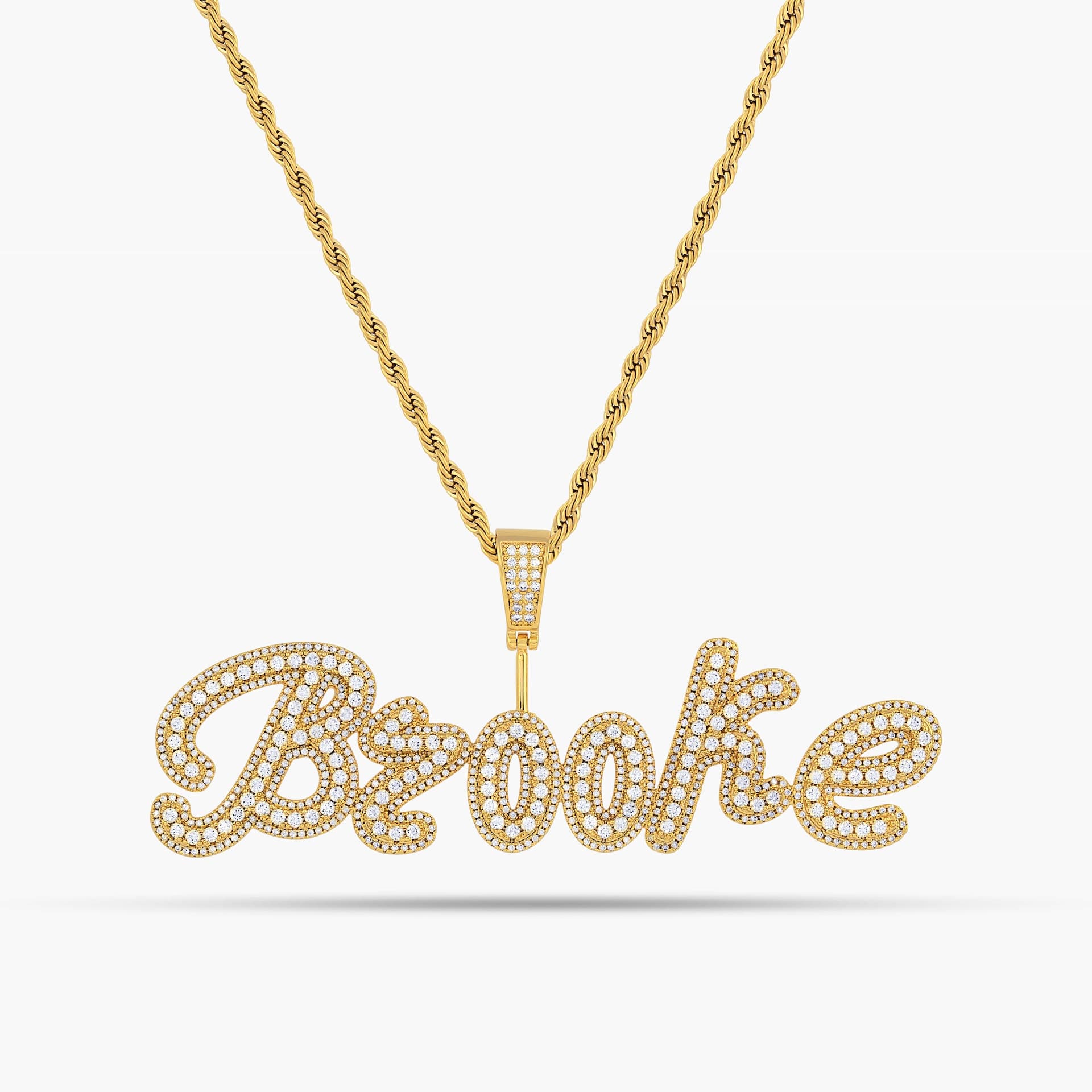 Pavé Pop Name Necklace - Image 3