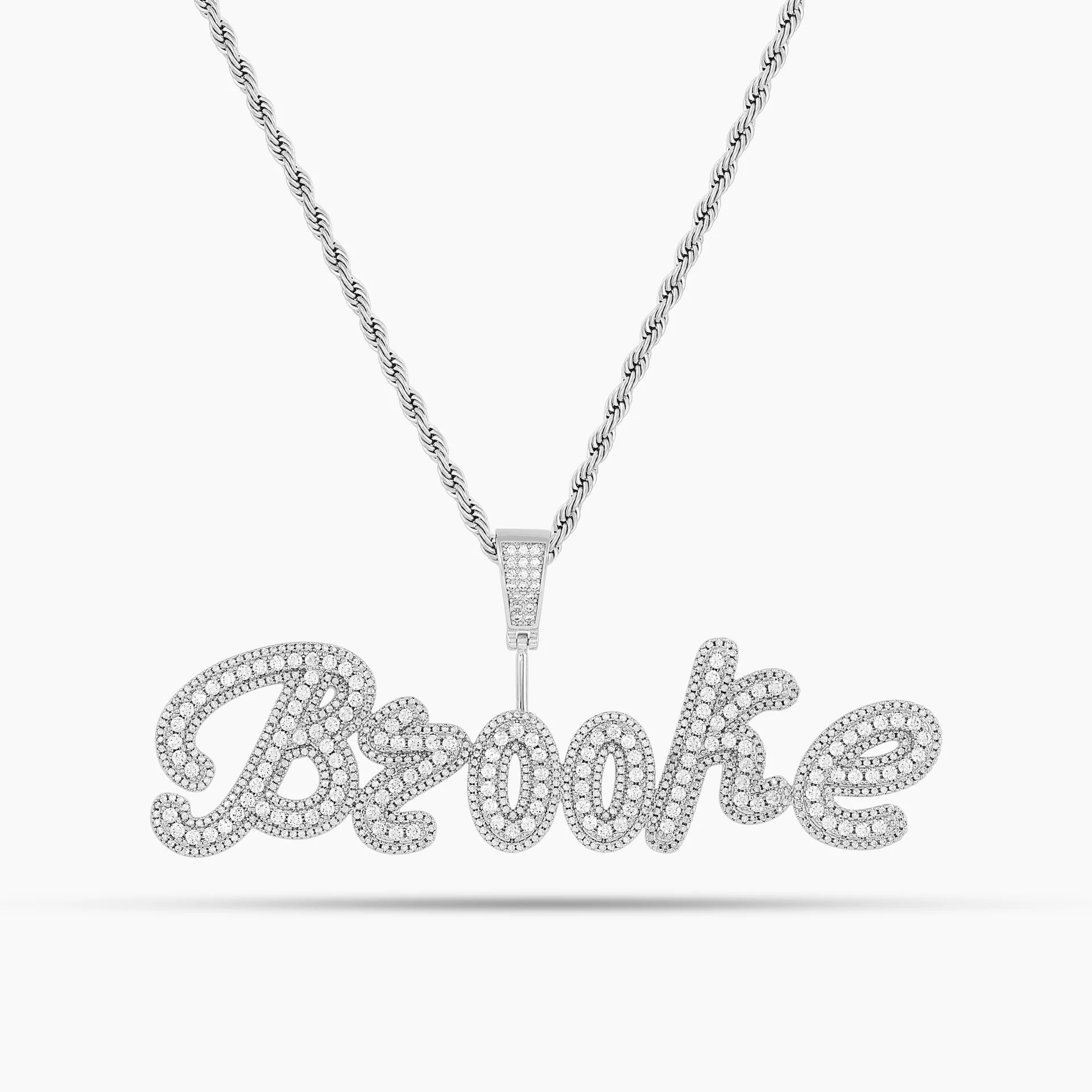 Pavé Pop Name Necklace - Image 4