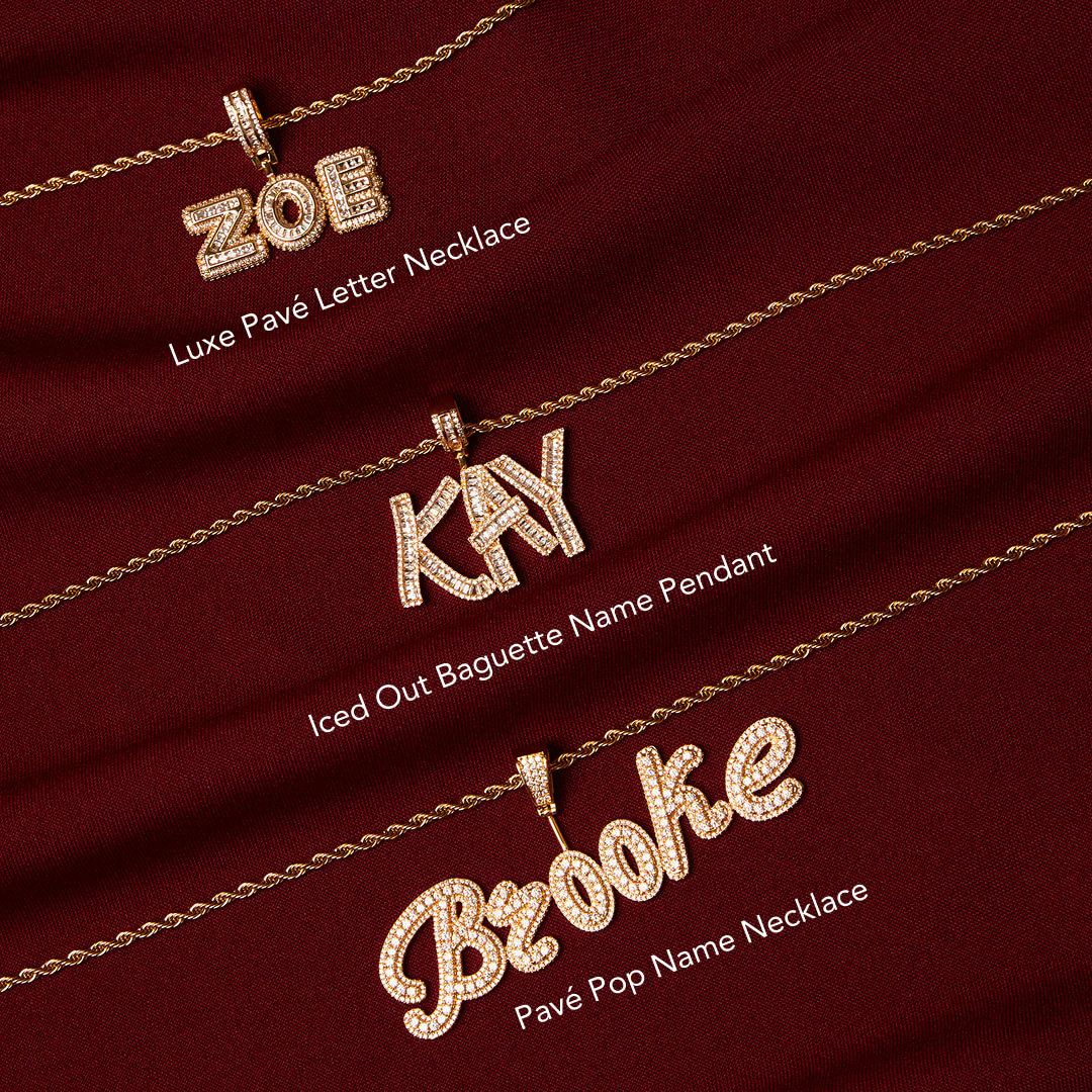 Pavé Pop Name Necklace - Image 8