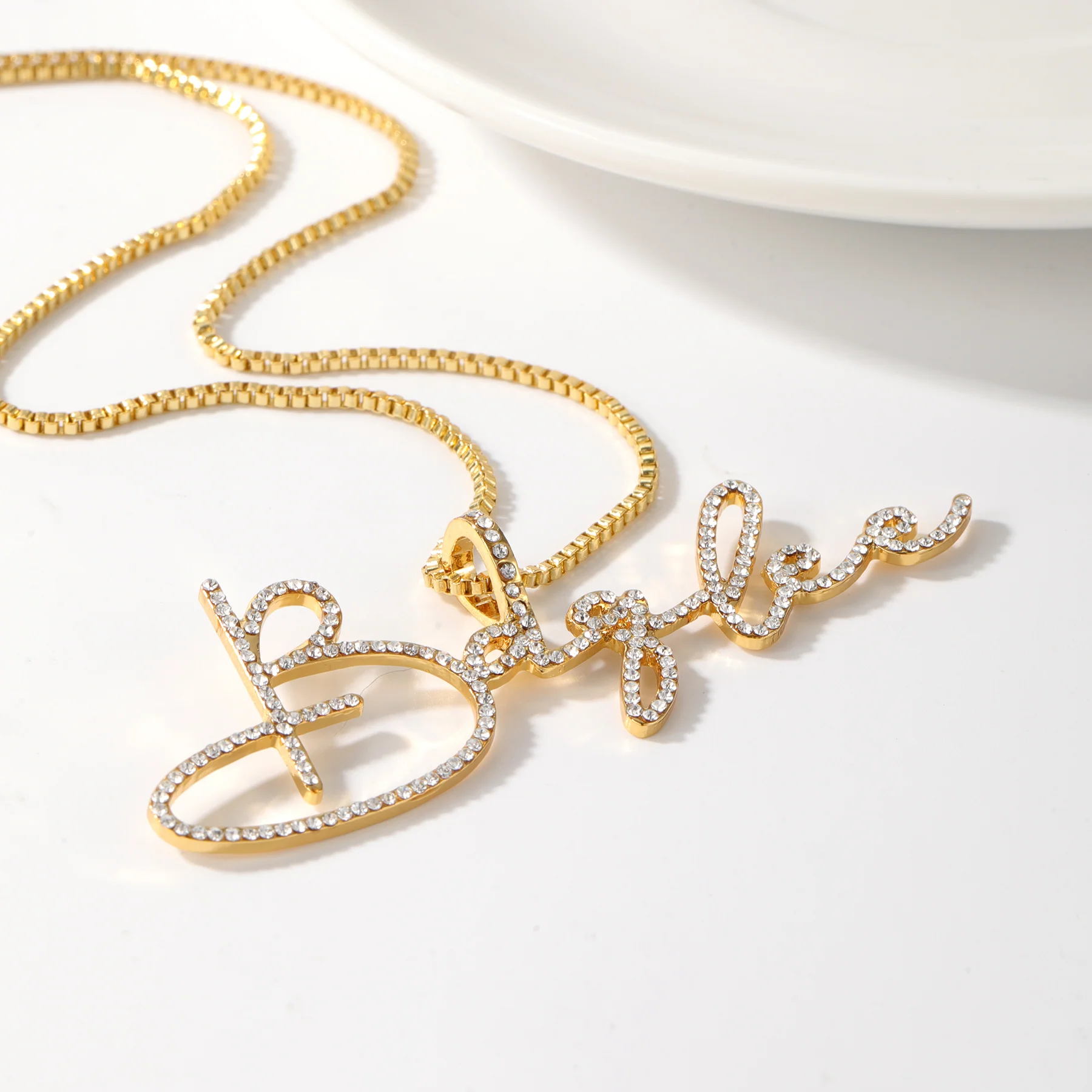Radiance Script Name Necklace - Image 8