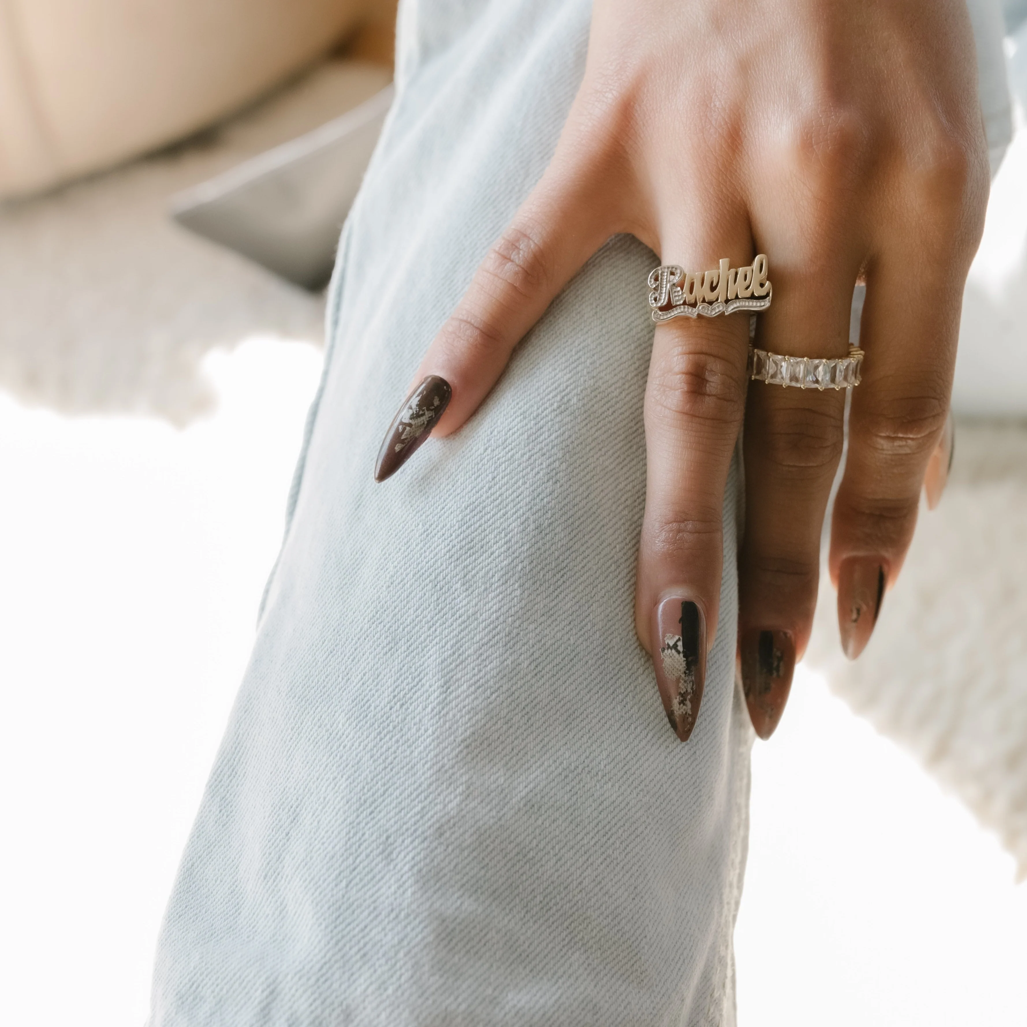 Personalized Script Name Ring - Image 5