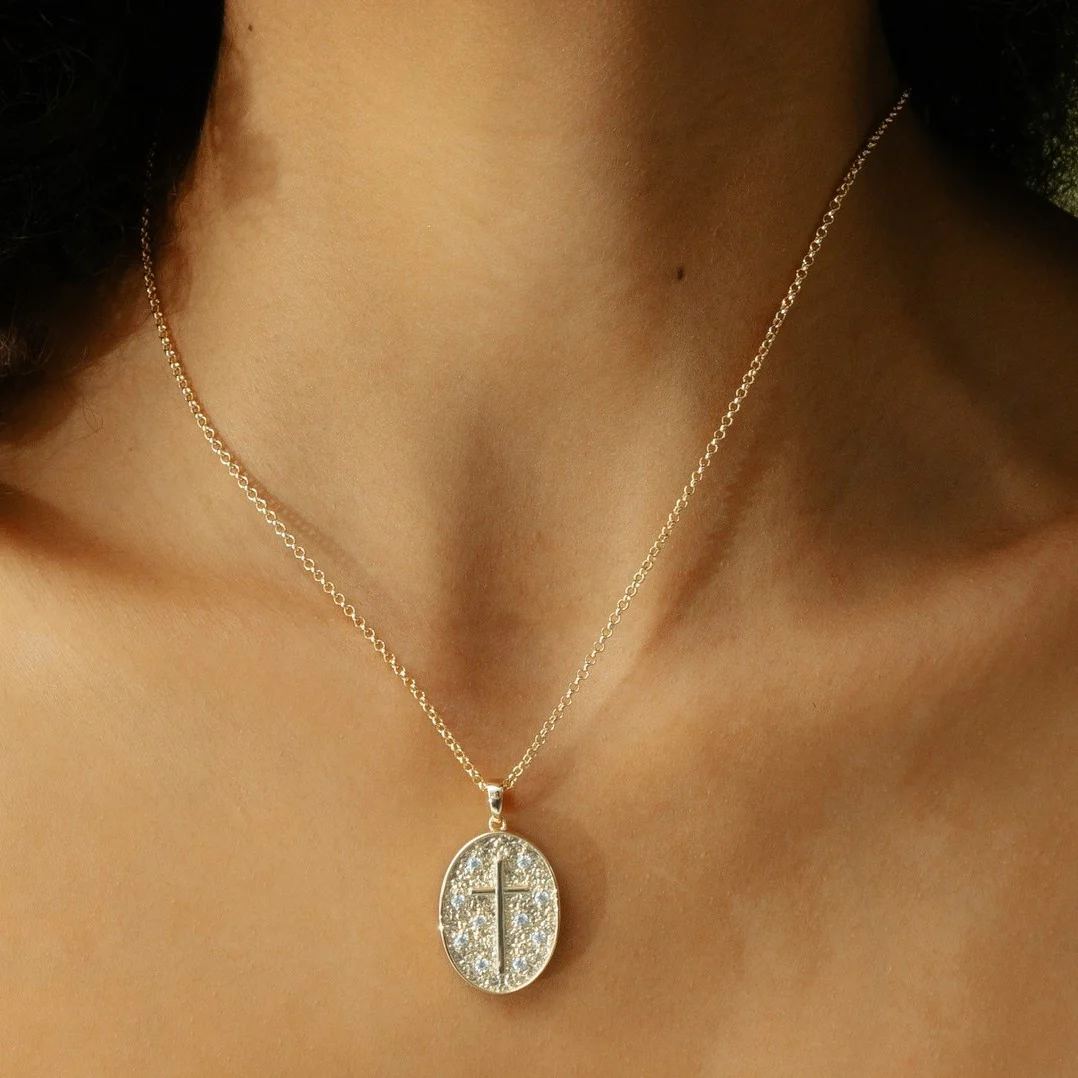The Iced Cross Token Pendant - Image 3