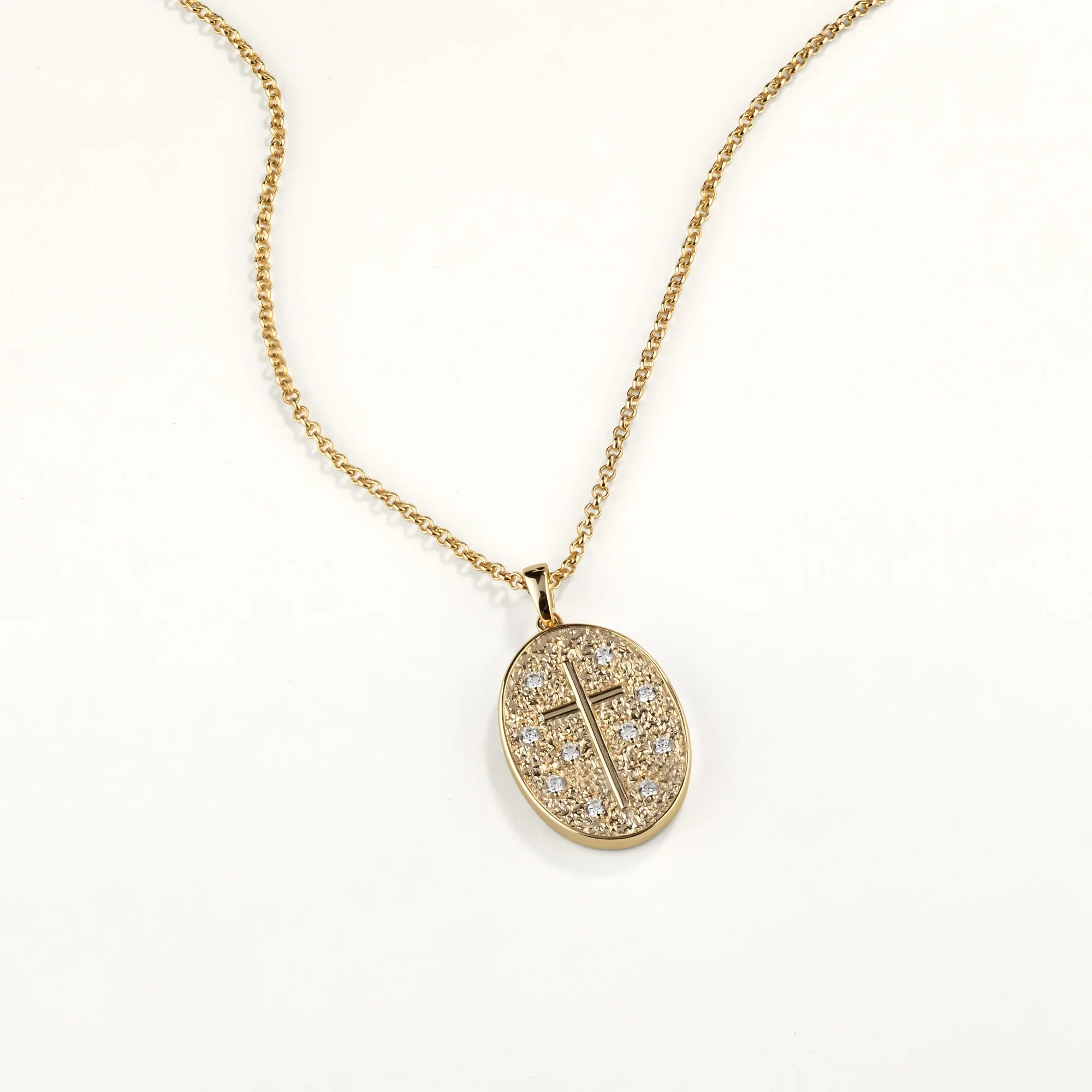 The Iced Cross Token Pendant - Image 6