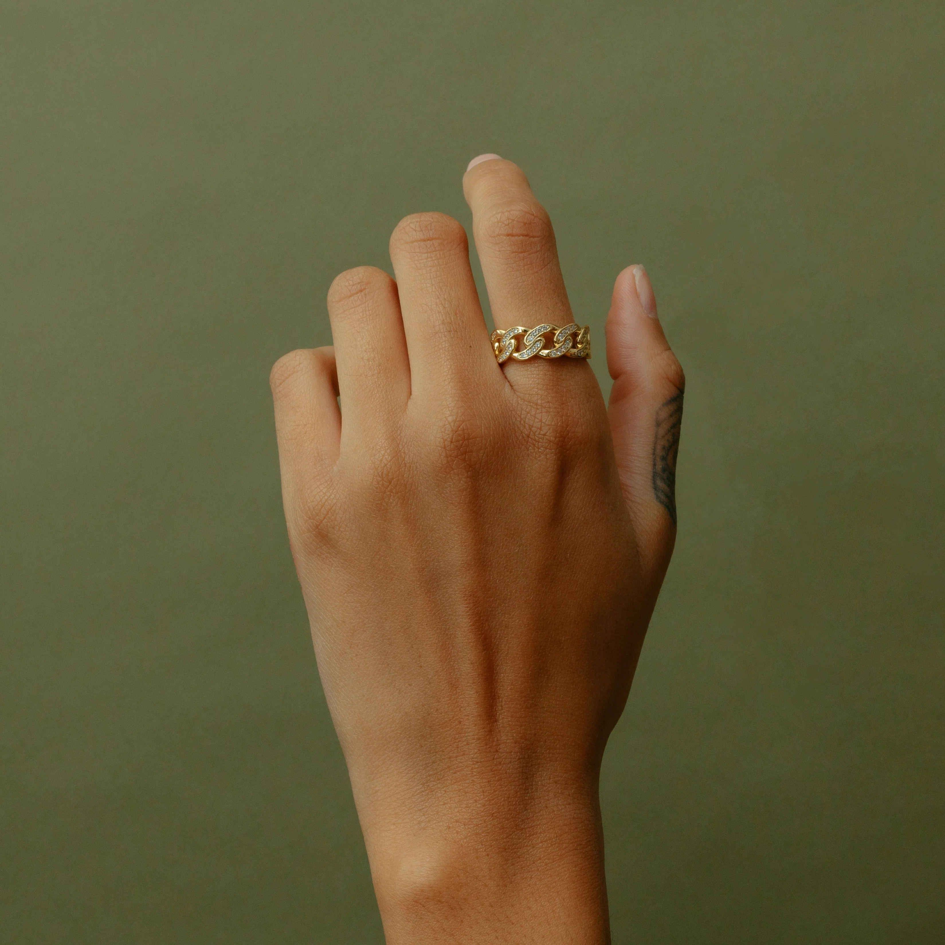 The Iced Cuban Link Ring - Image 4