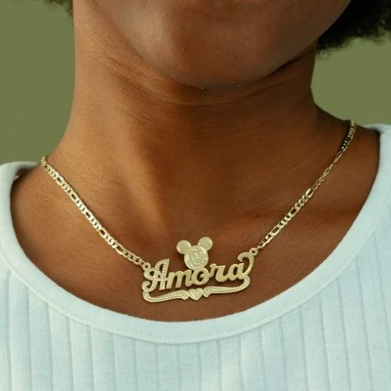 Kid's Cartoon Name Necklace - Image 3